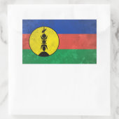 ニューカレドニア 長方形シール (バッグ)