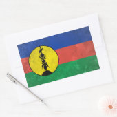 ニューカレドニア 長方形シール (封筒)