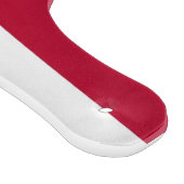 ニューカロライナ州旗とガラスのカッティングボードパドル カッティングボード (角)