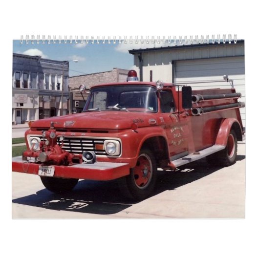 ニューカーク消防署 カレンダー (裏面)