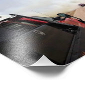 ニューカーク消防車 フォトプリント            (角)