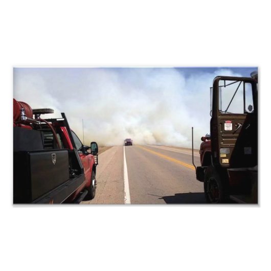 ニューカーク消防車 フォトプリント            (正面)