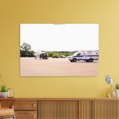 ニューカーク火災 キャンバスプリント (インサイチュ (リビング))