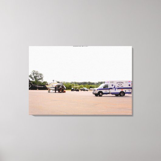 ニューカーク火災 キャンバスプリント (正面)