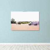 ニューカーク火災 キャンバスプリント (インサイチュ (ウッドフロア))