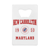 ニューカーロルトンメリーランドカレッジユニバーシティスタイル クレジットカード栓抜き (裏面)