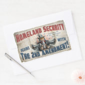 ニューガンライツギア 長方形シール (封筒)