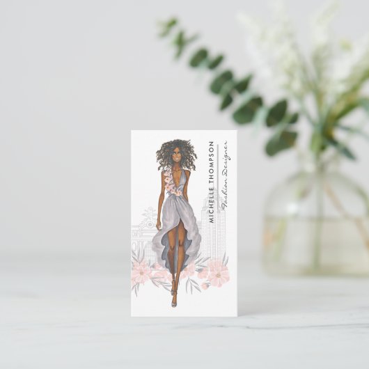 ニューガーリーヨークファッションデザイナー名刺 名刺 (スタンド正面)