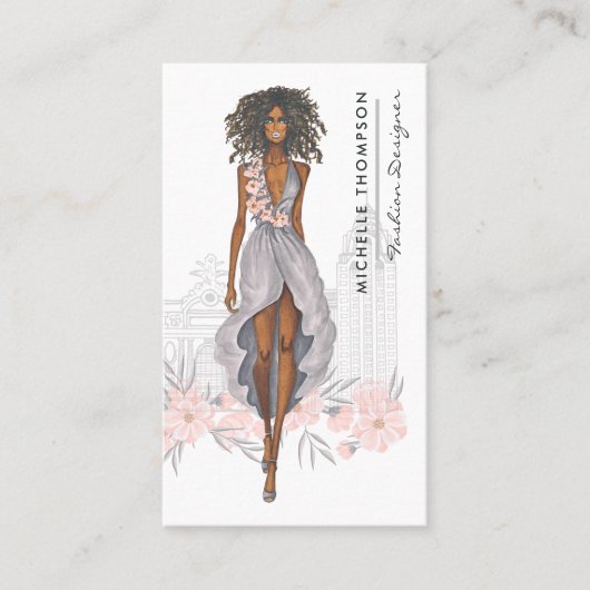 ニューガーリーヨークファッションデザイナー名刺 名刺 (正面)