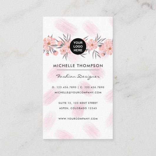 ニューガーリーヨークファッション設計者 名刺 (裏面)