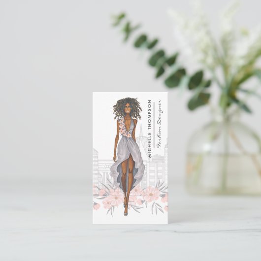 ニューガーリーヨークファッション設計者 名刺 (スタンド正面)