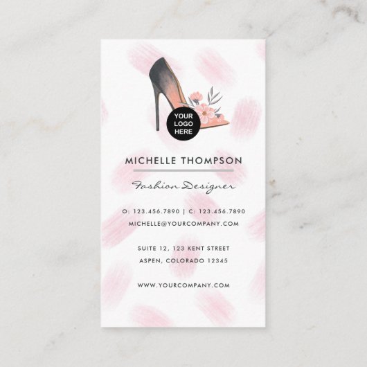 ニューガーリーヨークファッション設計者 名刺 (裏面)