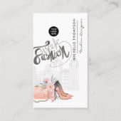 ニューガーリーヨークファッション週間デザイナー 名刺 (正面)