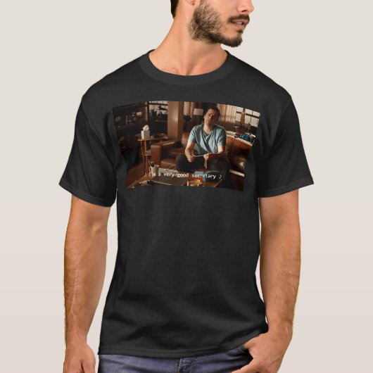 ニューガールニック私は非常に良い秘書である Tシャツ (正面)