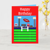 ニューキッズサッカーハッピーバースデーパーティーカードギフト カード (黄色い花)