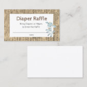 ニューキッドファームヤギおむつラッフルカード 名刺 (正面/裏面)