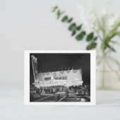 ニューキツネシアター，ヴェネツィア，カリフォルニア， 1951ヴィンテージ ポストカード (スタンド正面)