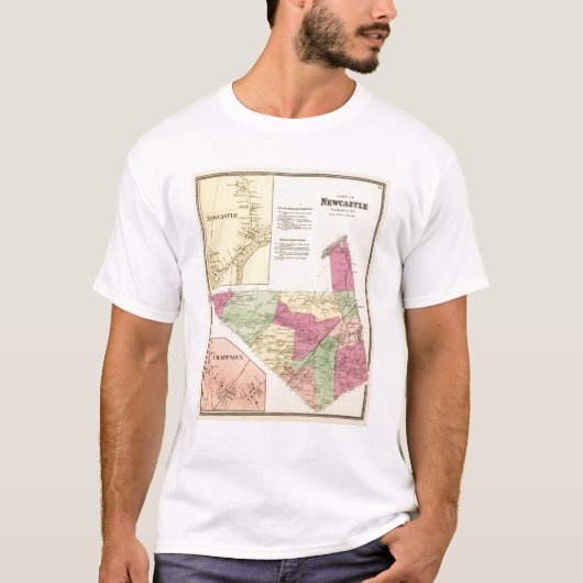 ニューキャッスルの町 Tシャツ (正面)