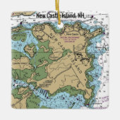 ニューキャッスルアイランドNHチャート セラミックオーナメント (正面)