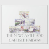 ニューキャッスルアンドカーライル鉄道ラッピング紙 ラッピングペーパー (フラット)