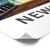 ニューキャッスルイングランド旅行ポスター ポスター (角)