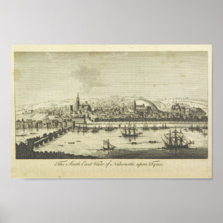 ニューキャッスルオンティーン – ヴィンテージイングランド ポスター