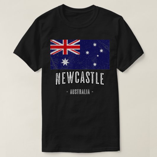 ニューキャッスルオーストラリア州旗 Tシャツ (デザイン正面)