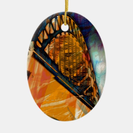 ニューキャッスルタイン橋 セラミックオーナメント (正面)