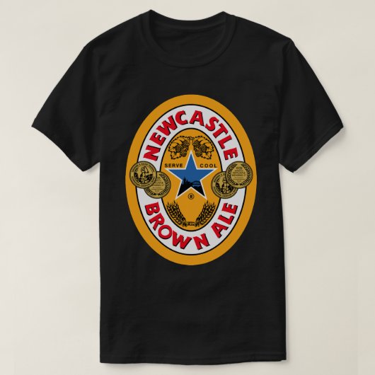 ニューキャッスルブラウンエール Tシャツ (デザイン正面)
