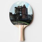 ニューキャッスル城，遺跡 卓球ラケット (裏面)