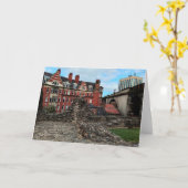 ニューキャッスル建物 カード (黄色い花)