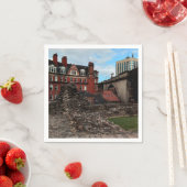 ニューキャッスル建物 スタンダードカクテルナプキン (インサイチュ)