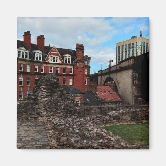 ニューキャッスル建物 マグネット (正面)