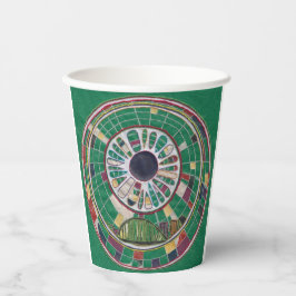 ニューキャッスル橋パターン 紙コップ