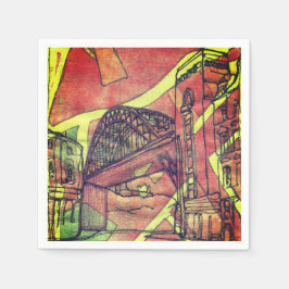 ニューキャッスル橋 スタンダードカクテルナプキン