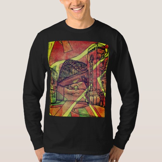ニューキャッスル橋 Tシャツ (正面)