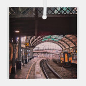 ニューキャッスル駅 ガラスオーナメント (裏面)