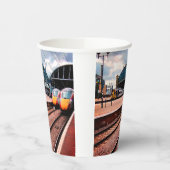 ニューキャッスル駅 紙コップ (左)