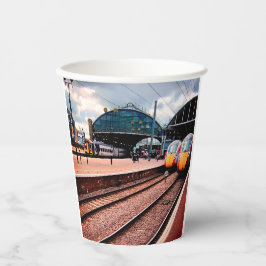 ニューキャッスル駅 紙コップ
