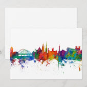 ニューキャッスル（イギリス）スカイライン 招待状 (正面/裏面)