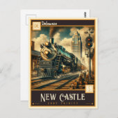 ニューキャッスル、デラウェア |ヴィンテージ ポストカード (正面/裏面)