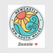 ニューキャッスル， NSWオーストラリア・ステッカー シール (シート)