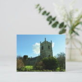 ニューキューイ近くのコラン教会、コーンウォール、イングランド ポストカード