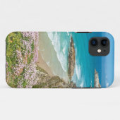 ニューキービーチインノースコーンウォール野生の花の崖 Case-Mate iPhoneケース (裏面(横))