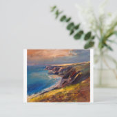 ニューキー付近のコーンワッシュ海岸 ポストカード (スタンド正面)