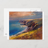 ニューキー付近のコーンワッシュ海岸 ポストカード (正面/裏面)