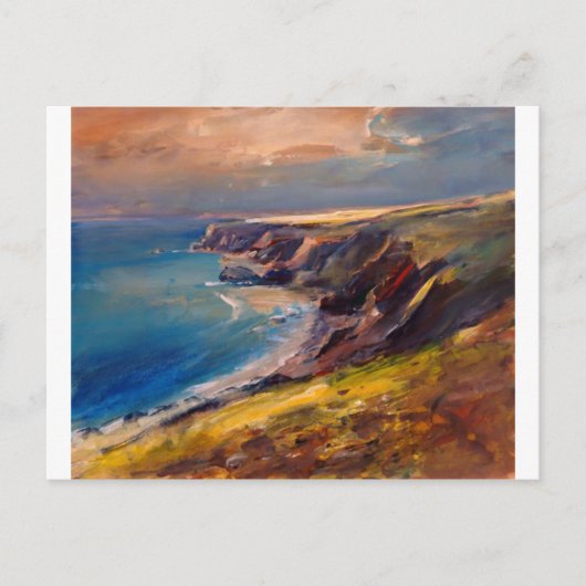 ニューキー付近のコーンワッシュ海岸 ポストカード (正面)