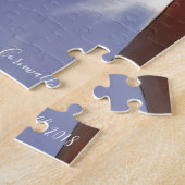 ニューキー州の赤い葉木のリアルな秋 ジグソーパズル (側面)