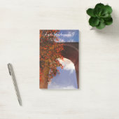 ニューキー州の赤い葉木のリアルな秋 ポストイット (オフィス)