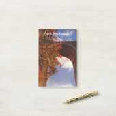 ニューキー州の赤い葉木のリアルな秋 ポストイット (デスク上)